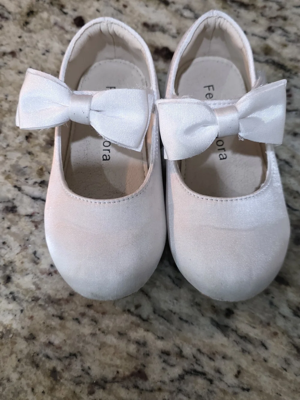 White Bow Mary Jane Kids Shoes